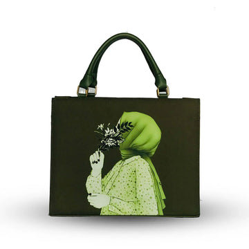 Elegant Grace Tote- Green– Modesty Meets Style