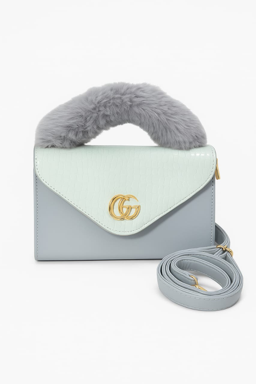 "Crimson Charm - Grey– The Icon of Bold Elegance"