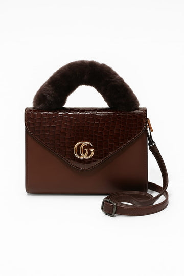 "Crimson Charm - Browne – The Icon of Bold Elegance"