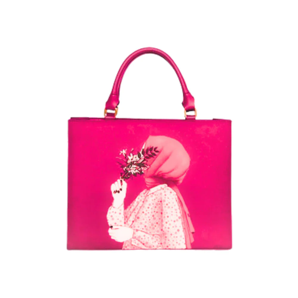 Elegant Grace Tote- pink– Modesty Meets Style