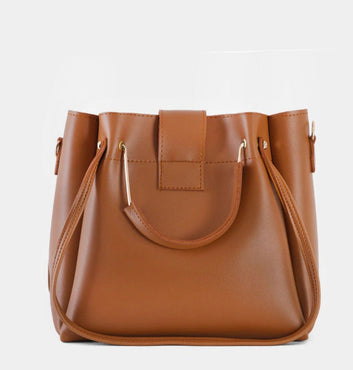 3 in 1 Piece Hand bag For Women-Brown
