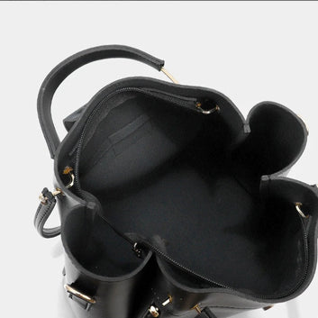 3 in 1 Piece Hand bag For Women-Black