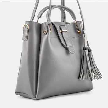 3 in 1 Piece Hand bag For Women-Grey